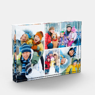 Bloc photo acrylique simple de 4 photos