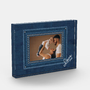 Bloc Photo AMOUR Blue Jean Frame