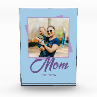 Bloc Photo Année d'établissement de maman avec photo