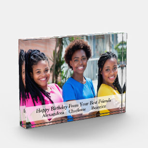 Bloc Photo Anniversaire Best Friends Sisters Family Custom