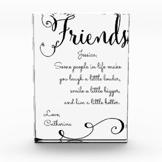 Bloc Photo Appréciation d'amitié