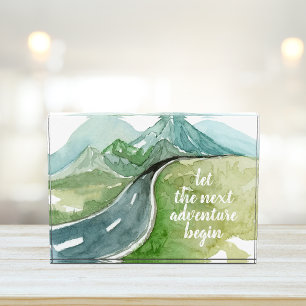 Bloc Photo Aquarelle Nature Commençons la prochaine aventure