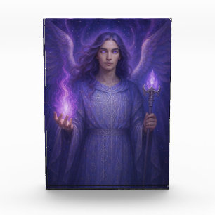 Bloc Photo Archangel Zadkiel - Gardien de la flamme violette