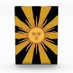 Bloc Photo Argentine Golden Sun, Sol de Mayo