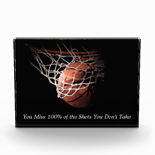 Bloc Photo Basket-ball de devis motivationnel
