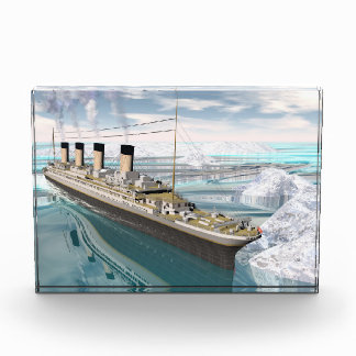 Bloc Photo Bateau titanique - 3D rendent