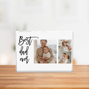 Bloc Photo Beauté Collage photo Meilleur papa Jamais Cadeau