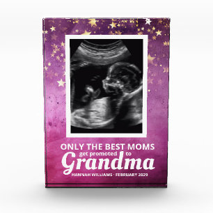 Bloc Photo Bébé Fille Ultrasound Faire-part de grossesse