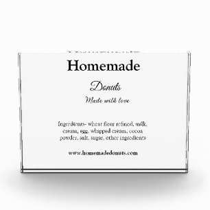 Bloc Photo beignets faits maison avec amour ajouter site de t