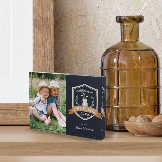 Bloc Photo Best Abuelito By Par | Grand-père du golf (Créateur téléchargé)