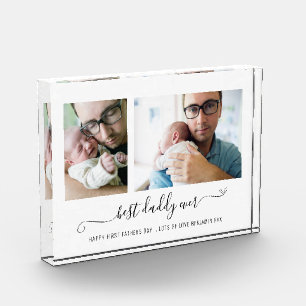Bloc Photo Best Daddy Ever Script 2 Photos 1ère Fête des père
