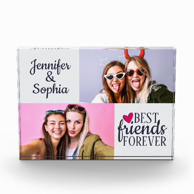 Bloc Photo Best Friend pour toujours deux images modèle moder (Devant)