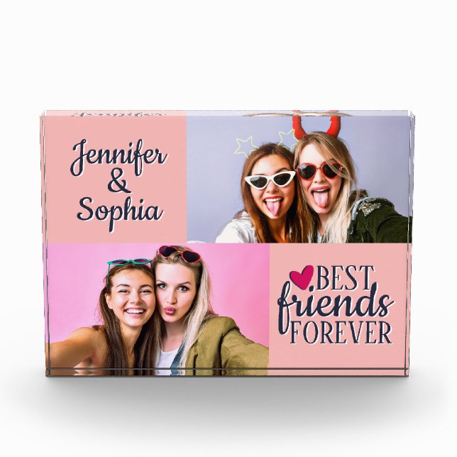 Bloc Photo Best Friend pour toujours deux images modèle moder (Devant)