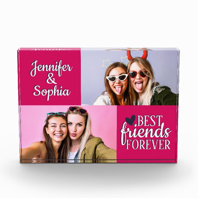 Bloc Photo Best Friend pour toujours deux images modèle moder (Devant)