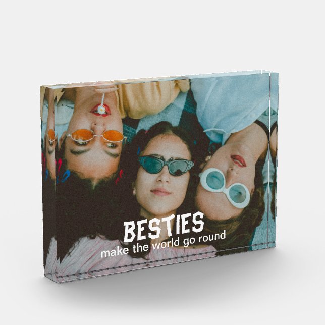 Bloc Photo Besties Faire tourner le monde autour du bloc phot (Gauche)