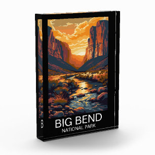 Bloc Photo Big Bend National Park Texas Retro Travel