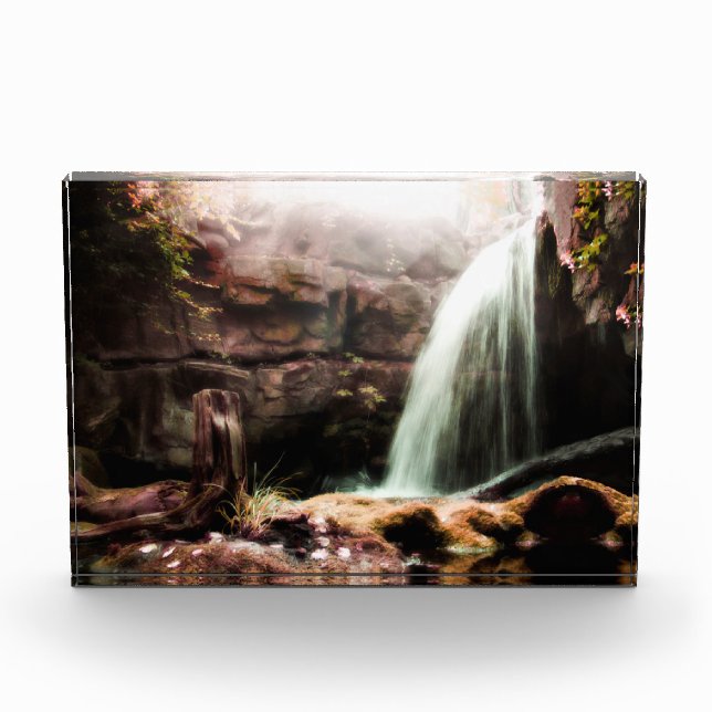 Bloc Photo Bloc acrylique de cascade (Devant)