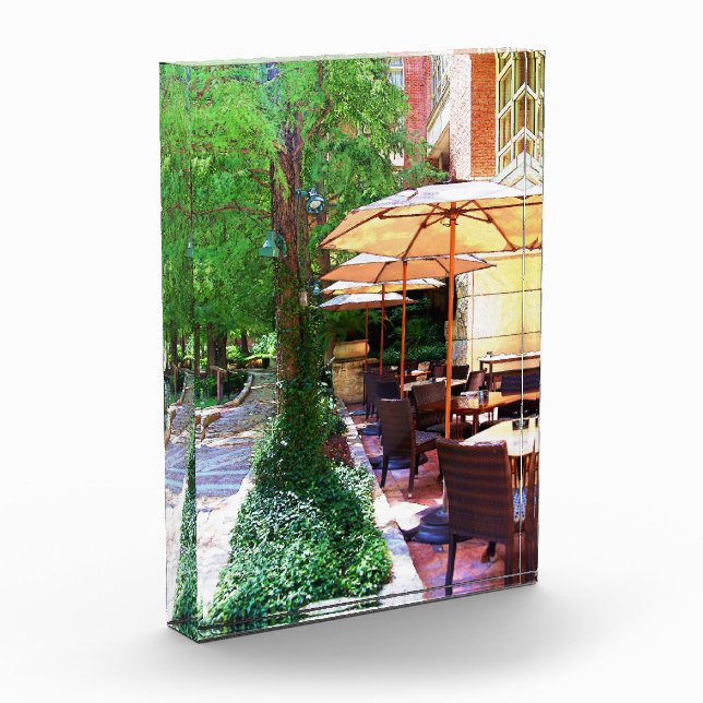Bloc Photo Bloc acrylique du café Riverwalk (Gauche)