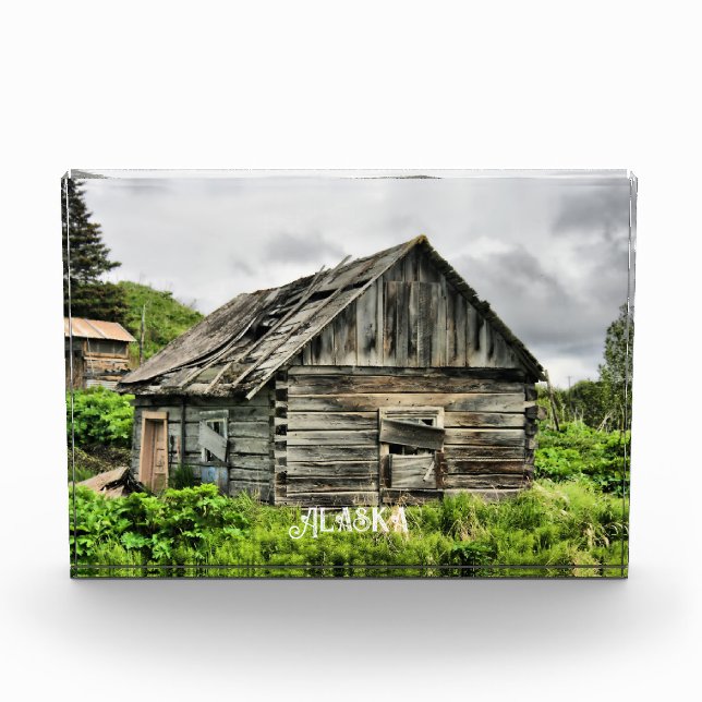 Bloc Photo Cabine brisé en Alaska (Devant)