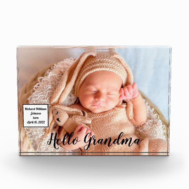 Bloc Photo Cadeau pour grand-mère (Devant)