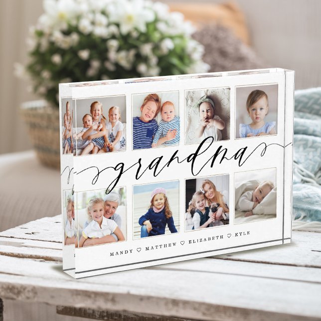 Bloc Photo Cadeau pour grand-mère | Collage photo pour petits (Créateur téléchargé)