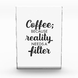 Bloc Photo Café : La réalité a besoin d'un filtre - Art typog