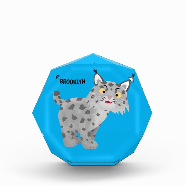 Bloc Photo Caricature de lynx de lynx de lynx (Devant)