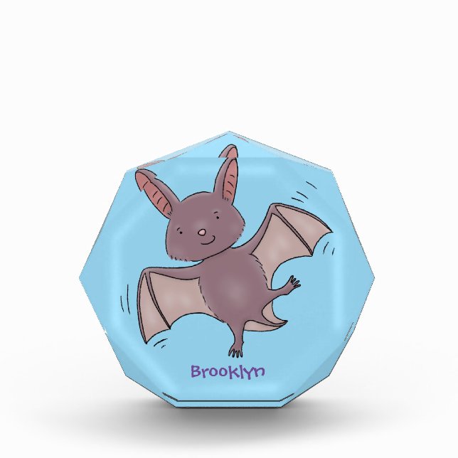 Bloc Photo Caricature de vol de chauve-souris (Devant)