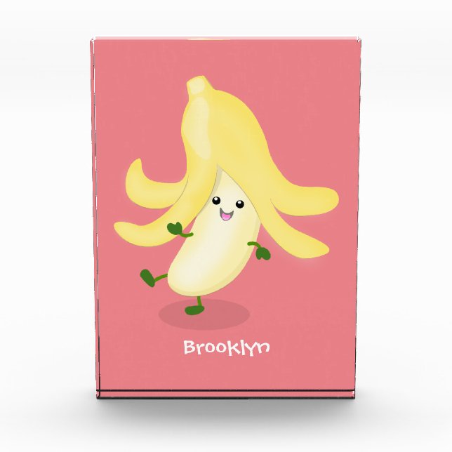 Bloc Photo Caricature sur la banane de Cute kawaii (Devant)
