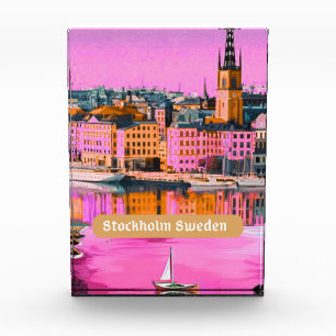 Bloc Photo Carte postale de Stockholm Suède, Carte postale de