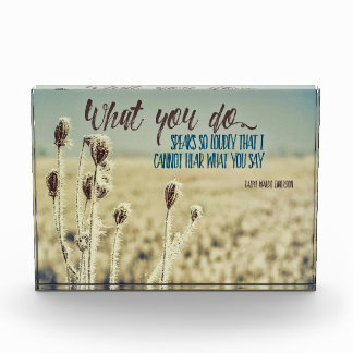 Bloc Photo Ce que vous dites