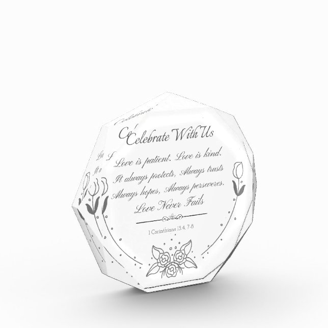 Bloc Photo Célébrez Avec Nous (Gauche)