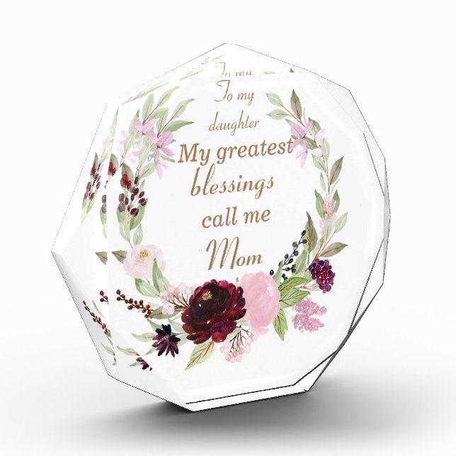 Bloc Photo Citation de fille (Gauche)