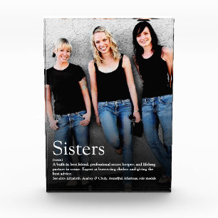 Bloc Photo Citation de Sisters Moderne Cool amusant