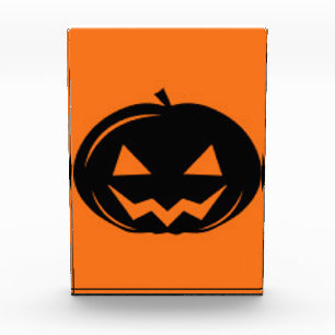 Bloc Photo Citrouille noir