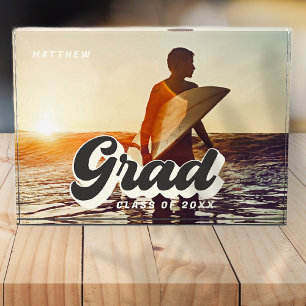 Bloc Photo Classe Grad De 20XX Retro Vintage Simple