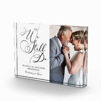 Bloc Photo Classy Elegant Anniversaire Vow Renouvellement Pho