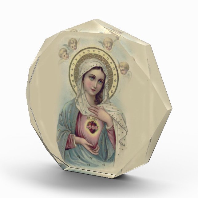 Bloc Photo Coeur impeccable et douleureux de Vierge Marie (Droite)