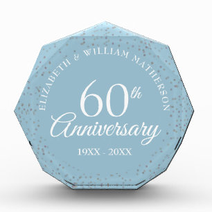 Bloc Photo Confettis pour les 60 ans de mariage de diamant