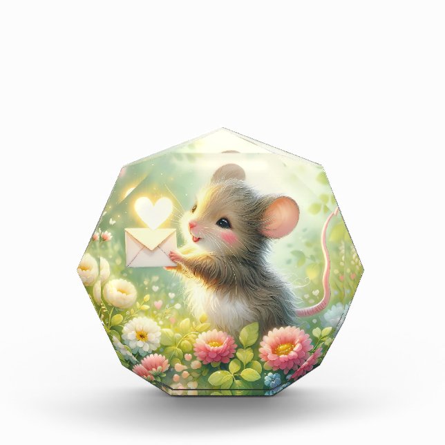 Bloc Photo Cottage Mouse Love Letter Meadow (Devant)