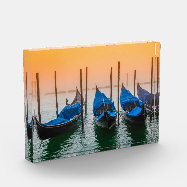 Bloc Photo Coucher de soleil à Venise (Gauche)