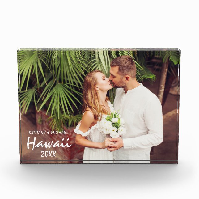 Bloc Photo Couple Mariage et lune de miel (Devant)