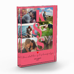 Bloc Photo Couple photo Collage rose