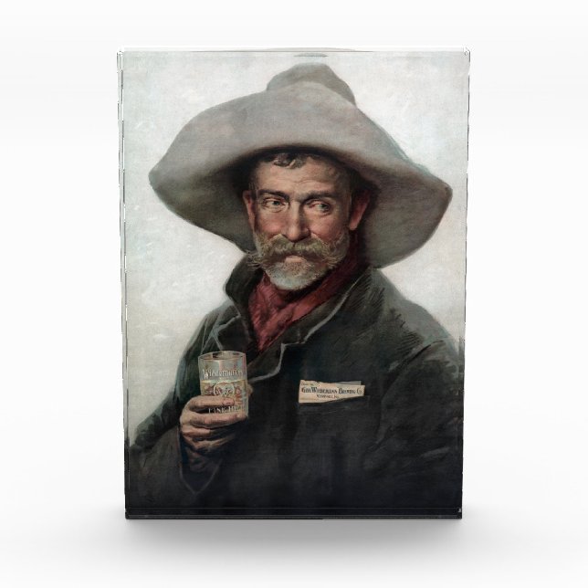 Bloc Photo Cowboy espagnol Ranchero dans le Vieux-Ouest Saloo (Devant)