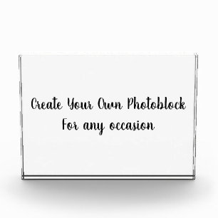 Bloc Photo Create Your Own Customized/Personalize Photo Block