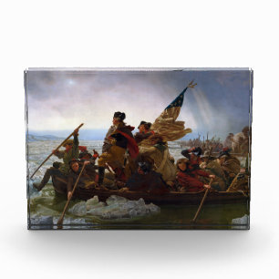 Bloc Photo Crossing Delaware 1776 : Général George Washington