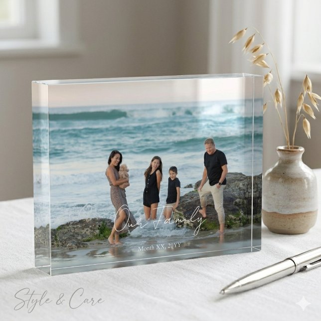 Bloc Photo Custom Memory Acrylic Photo Block Display (Custom Memory Acrylic Photo Block Display)