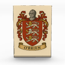 Bloc photo de la crête de famille O'Brien