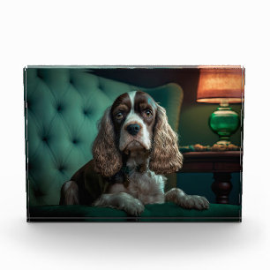 Bloc Photo Design de portrait classique de Cocker Spaniel élé
