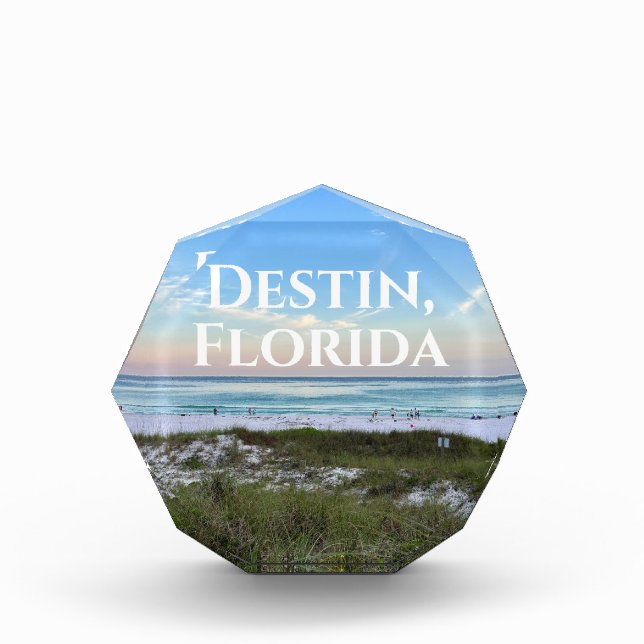 Bloc Photo Destin Floride Belle Sunset Beach Photographie (Devant)